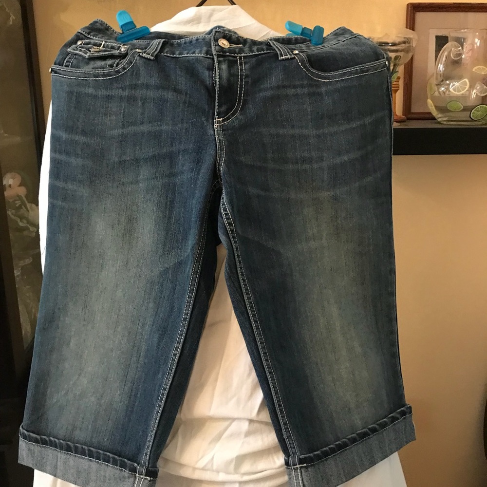 Women’s size 10 detailed capris- curvy fit